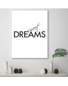 Sweet dreams Modern Canvas painting for the bedroom | FEEBY