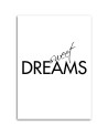 Sweet dreams Modern Canvas painting for the bedroom | FEEBY