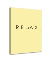 Relax Typography Modern Canvas painting for the bedroom | FEEBY
