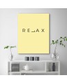 Relax Typography Modern Canvas painting for the bedroom | FEEBY