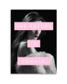 Future is a woman quotes - Modern Canvas painting for the bedroom | FEEBY