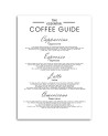 Coffee guide typography Canvas prints with Quotes for Kitchen | FEEBY