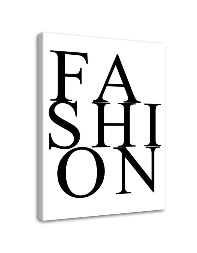 Canvas print Fashion lettering