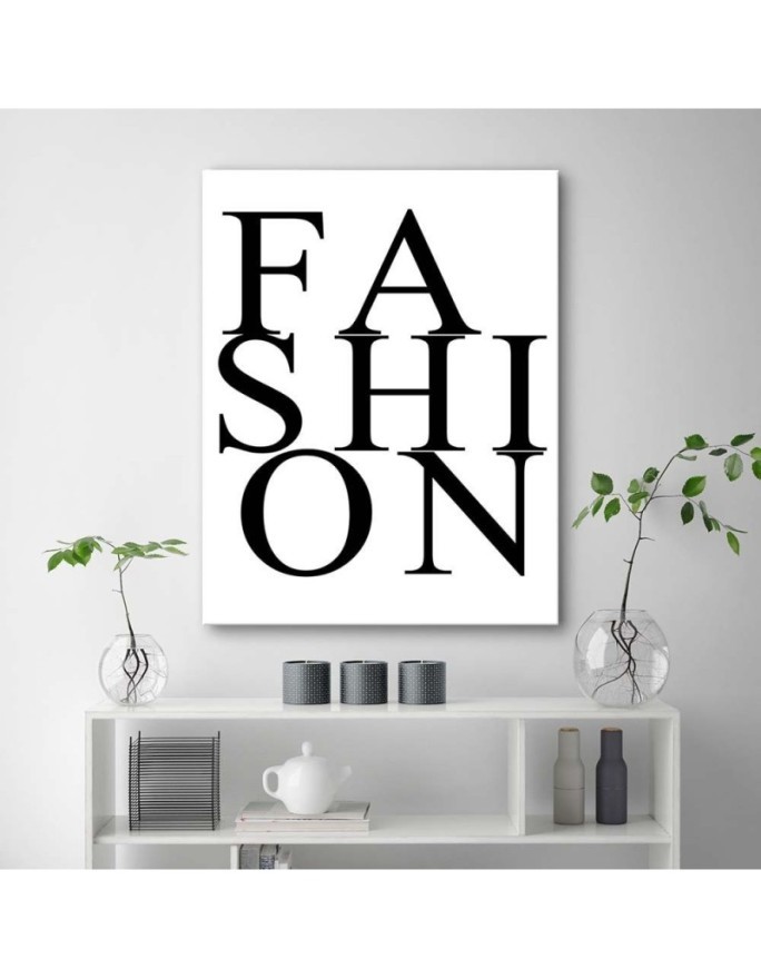 Fashion quote Canvas prints for living room,bathroom | FEEBY