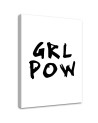 Girl Power Canvas prints with lettering on canvas | FEEBY