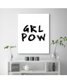 Girl Power Canvas prints with lettering on canvas | FEEBY