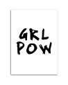 Girl Power Canvas prints with lettering on canvas | FEEBY