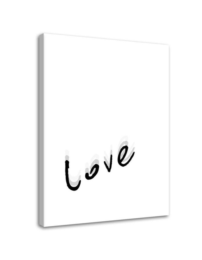 Typography Love Modern wall art painting | FEEBY