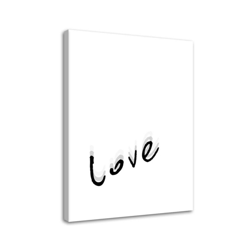 Typography Love Modern wall art painting | FEEBY