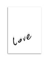 Typography Love Modern wall art painting | FEEBY