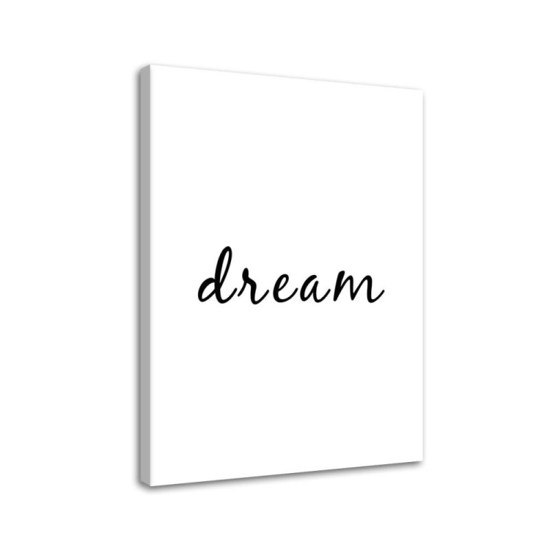 Typography Dream quote - Modern Wall art Picture | FEEBY