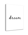 Typography Dream quote - Modern Wall art Picture | FEEBY