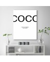 Coco Chanel quote Decorative Canvas painting | FEEBY