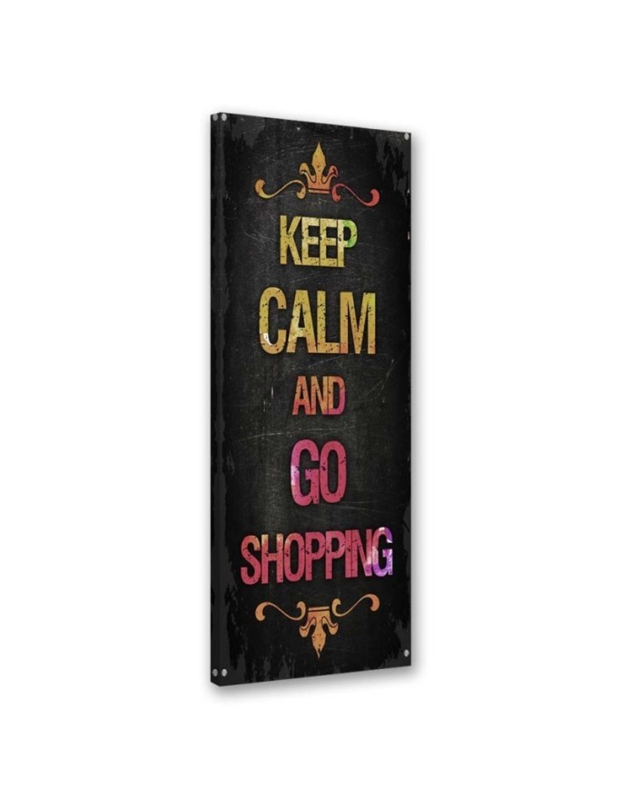Keep calm inscription - Decorative Canvas painting for wall | FEEBY