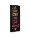 Keep calm inscription - Decorative Canvas painting for wall | FEEBY