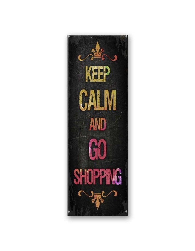 Keep calm inscription - Decorative Canvas painting for wall | FEEBY
