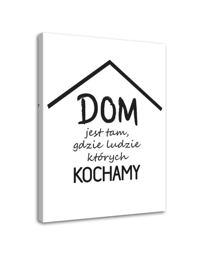 House with quotes - Decorative Canvas painting for wall | FEEBY