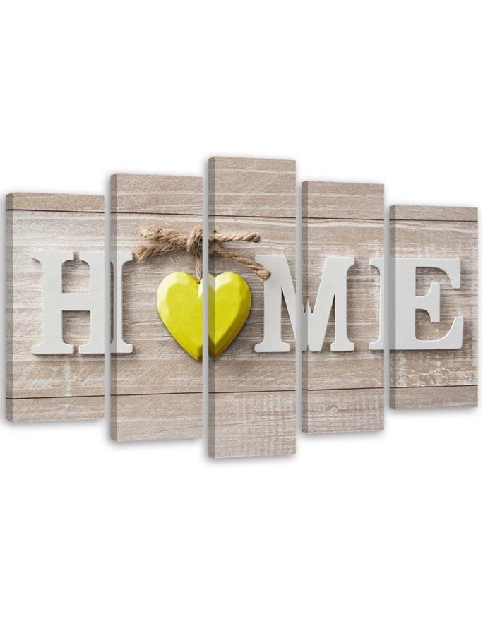 Canvas print for living room Canvas print Home Caption Vintage | FEEBY