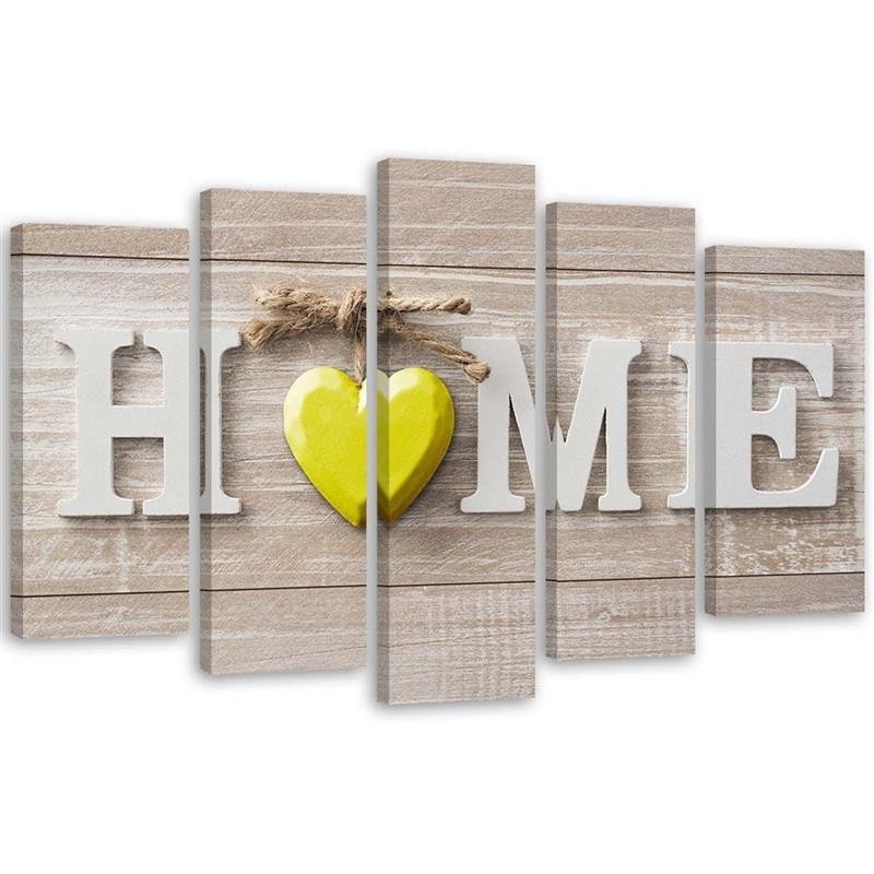 Canvas print for living room Canvas print Home Caption Vintage | FEEBY