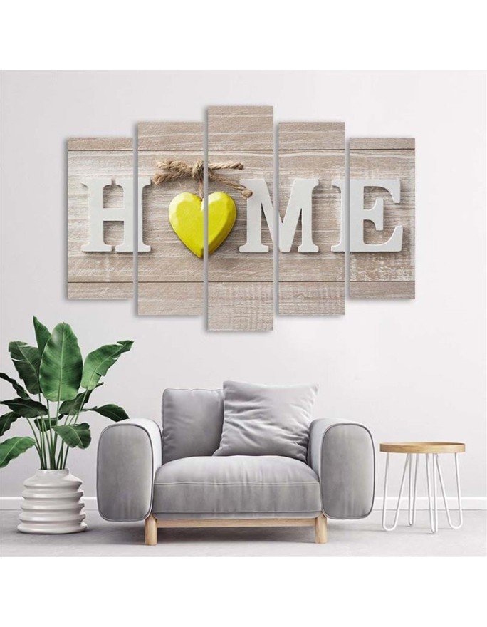 Canvas print for living room Canvas print Home Caption Vintage | FEEBY