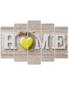 Canvas print for living room Canvas print Home Caption Vintage | FEEBY
