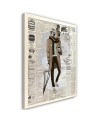 Canvas prints for living room canvas Dog article in newspaper | FEEBY