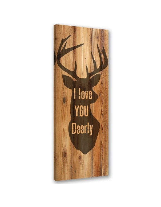 Canvas print Quote Stags