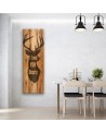 Wall art painting for living room Quote with deer | FEEBY