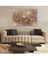 Wall art decoration for living room Vintage chandelier | FEEBY