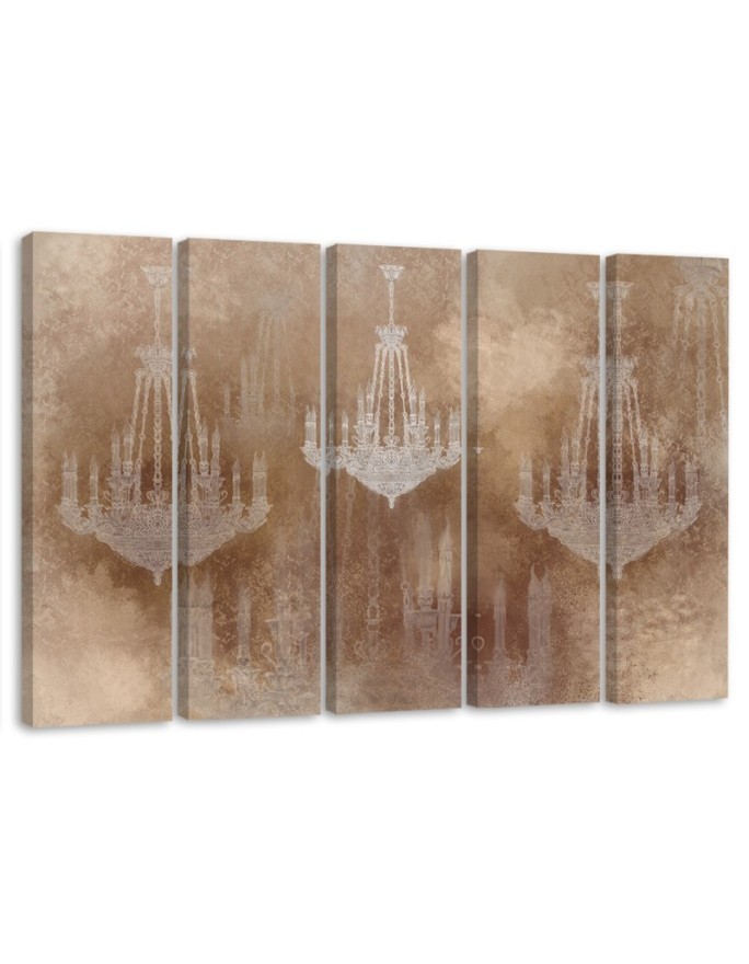 Living room wall art decoration Chandeliers | FEEBY