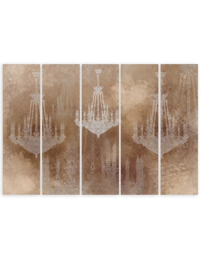 Living room wall art decoration Chandeliers | FEEBY