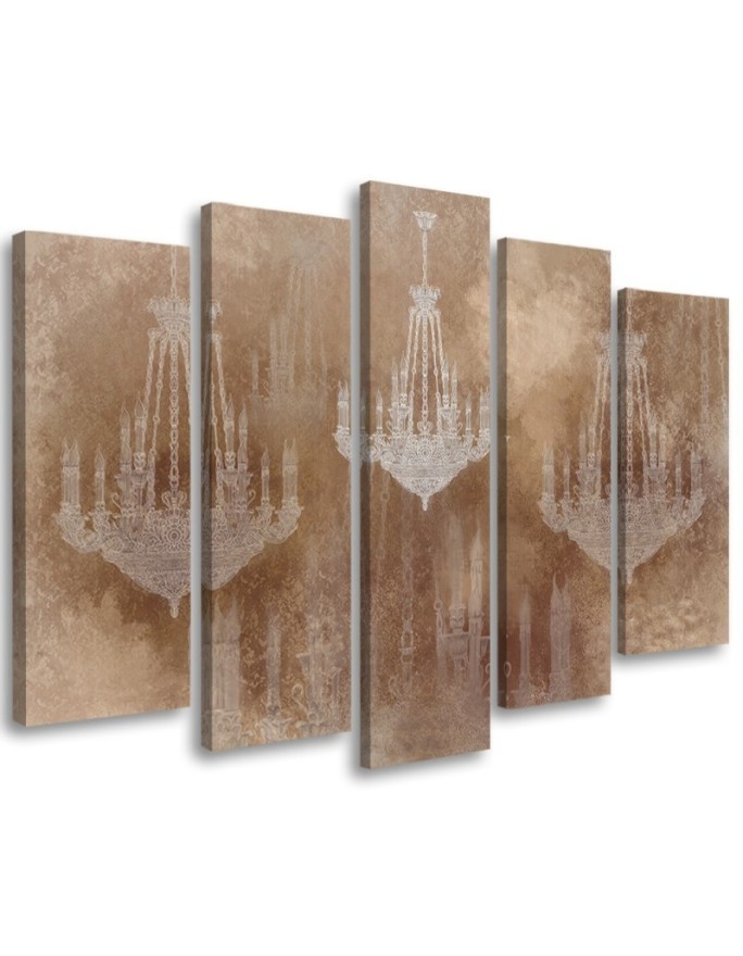 Living room wall art decoration Chandeliers | FEEBY