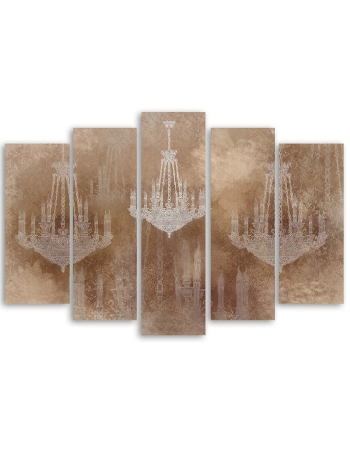 Living room wall art decoration Chandeliers | FEEBY