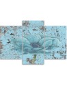 Modern retro sea flower wall painting | FEEBY