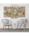 Modern wall painting Merry city | FEEBY
