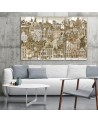 Modern wall art painting Merry city | FEEBY