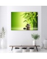 Stones zen bamboo spa - Bathroom Canvas painting | FEEBY