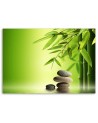 Stones zen bamboo spa - Bathroom Canvas painting | FEEBY