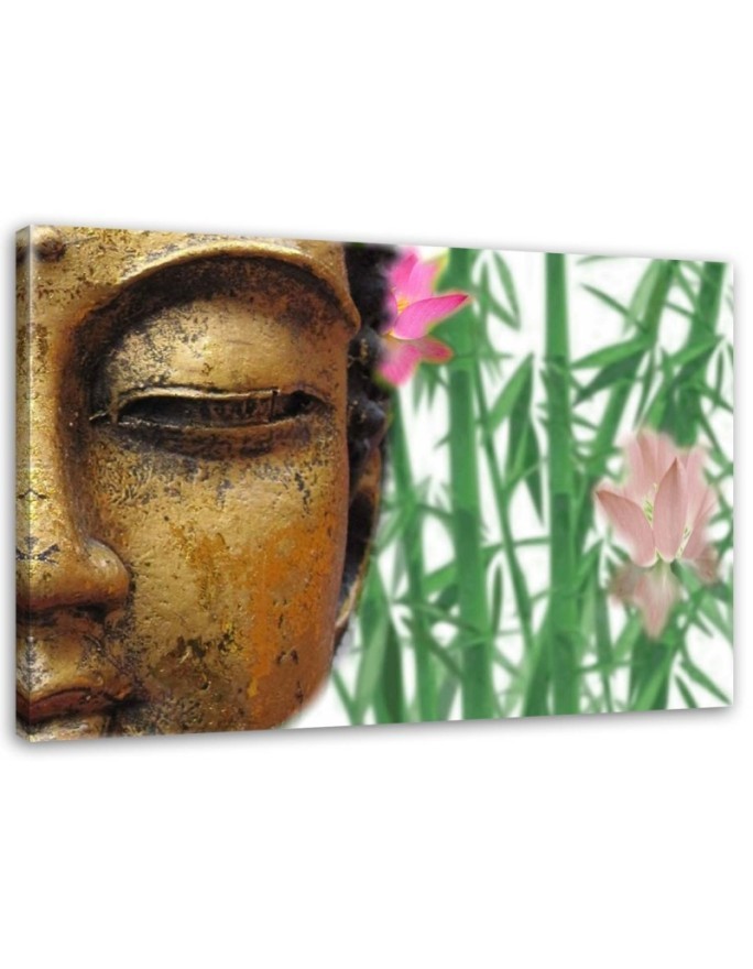 Canvas prints for bathroom Buddha with bamboos | FEEBY