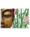 Canvas prints for bathroom Buddha with bamboos | FEEBY