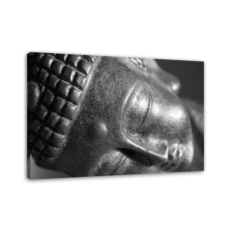 Canvas prints for bathroom Face of sleeping Buddha | FEEBY