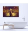 Wall art painting for bathroom Buddha abstract | FEEBY