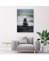 Wall Canvas painting for bathroom Stack of stones | FEEBY