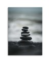 Wall Canvas painting for bathroom Stack of stones | FEEBY