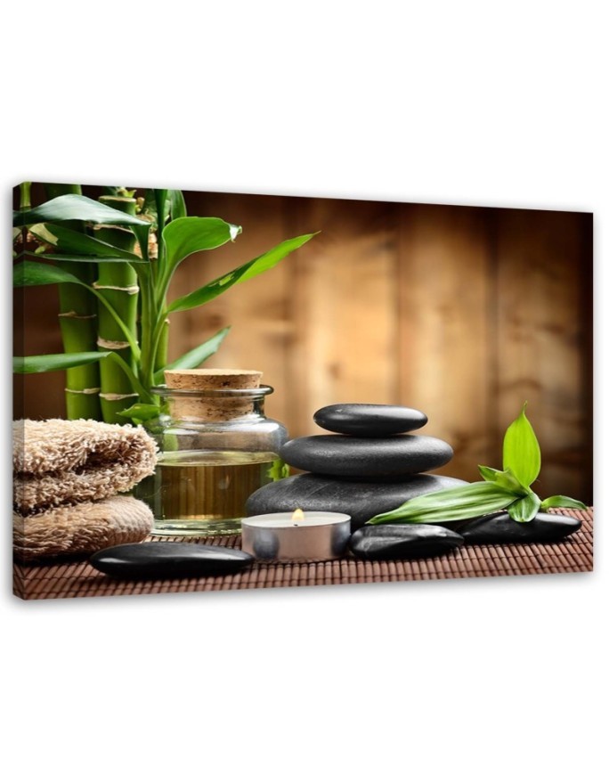 Bathroom wall art painting Zen composition | FEEBY