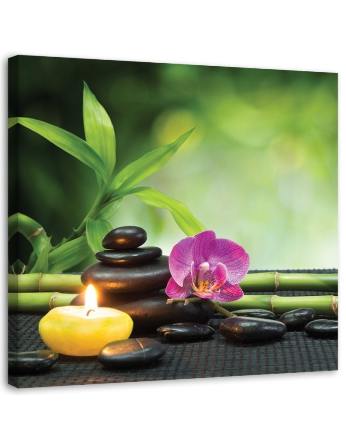 Wall art painting for living room Relaxing zen composition | FEEBY