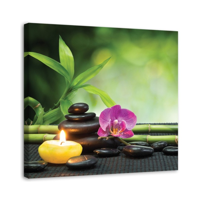Wall art painting for living room Relaxing zen composition | FEEBY