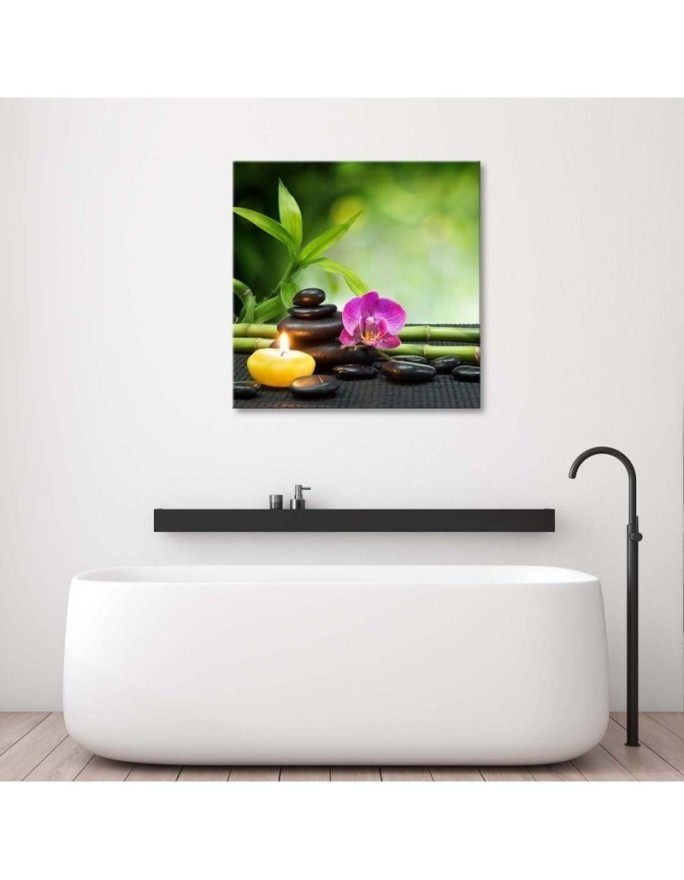 Wall art painting for living room Relaxing zen composition | FEEBY