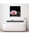 Wall art painting for living room Flowering orchid zen | FEEBY
