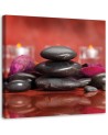 Wall art painting for living room Black stones zen | FEEBY